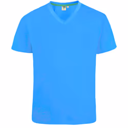 Duke Mens Signature 2 King Size Cotton V Neck T-Shirt - 5XL, Blue
