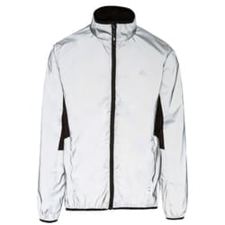Trespass Mens Zig Reflective Active Jacket - XXS, Silver Reflective