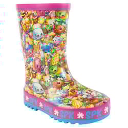 Shopkins Official Girls All Over Print Character Wellies - 8 UK Child, Multicoloured