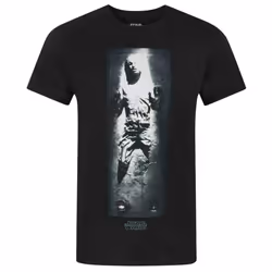 Star Wars Official Mens Han Solo Carbonite T-Shirt - M, Black