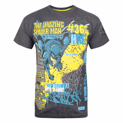 Marvel Official Mens Extreme Spider-Man Textured T-Shirt