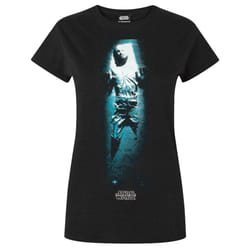 Star Wars Womens/Ladies Han Solo Carbonite T-Shirt - Small, Black
