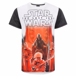 Star Wars Mens The Last Jedi First Order T-Shirt - XXL, White