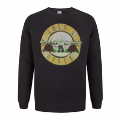 Amplified Guns N Roses Mens Drum Sweatshirt - L, Black