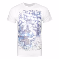 Star Wars Official Mens Distressed Storm Troopers T-Shirt