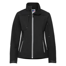 Russell Women/Ladies Bionic Softshell Jacket - XS, Black