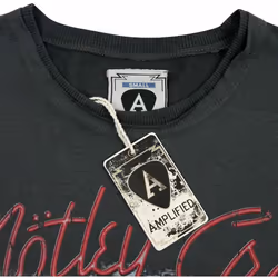 Amplified Official Mens Motley Crue Girls Girls Girls T-Shirt - XL, Charcoal