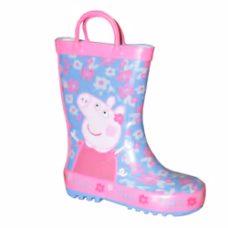 Peppa Pig Girls Flower Wellington Boots