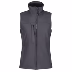 Regatta Womens/Ladies Flux Softshell Bodywarmer / Sleeveless Jacket (Water Repellent & Wind Resistant) - 14, Seal Grey