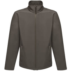 Regatta Reid Mens Softshell Wind Resistant Water Repellent Jacket - S, Seal Grey