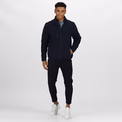 Regatta Mens Omicron III Waterproof Fleece Jacket - XL, Navy