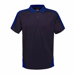 Regatta Mens Contrast Coolweave Polo Shirt - L, Navy/New Royal