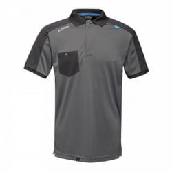 Regatta Mens Offensive Wicking Polo Shirt - 2XL, Seal Grey