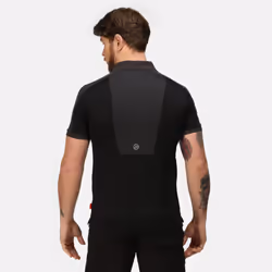 Regatta Mens Offensive Wicking Polo Shirt - XL, Black