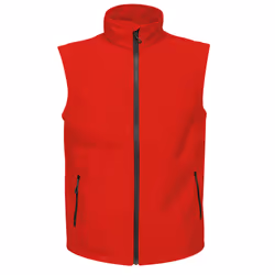 Regatta Mens Octagon 3 Layer Printable Softshell Bodywarmer - S, Classic Red