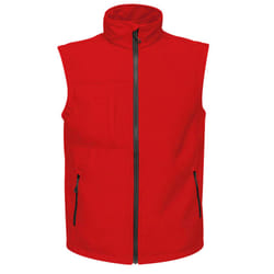 Regatta Mens Octagon 3 Layer Printable Softshell Bodywarmer - S, Classic Red