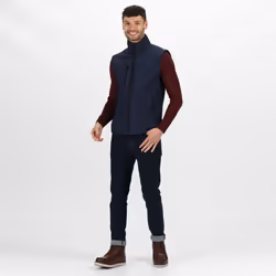 Regatta Mens Octagon 3 Layer Printable Softshell Bodywarmer - 3XL, Navy