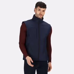 Regatta Mens Octagon 3 Layer Printable Softshell Bodywarmer - 3XL, Navy
