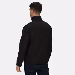 Regatta Mens Ablaze Printable Softshell Jacket - S, Black/Classic Red