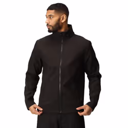 Regatta Mens Ablaze Printable Softshell Jacket - L, Black/Black
