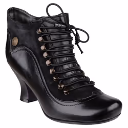 Hush Puppies Womens/Ladies Vivianna Lace Up Boots - black, 8 UK