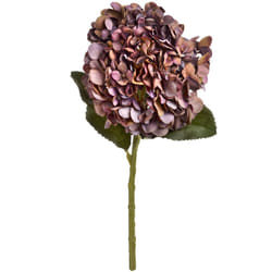 Hill Interiors Artificial Autumn Hydrangea - One Size, Deep Purple