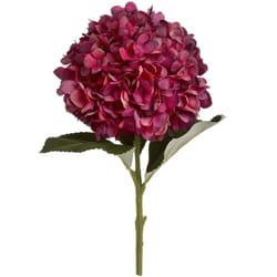 Hill Interiors Artificial Autumn Hydrangea - One Size, Ruby