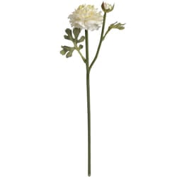 Hill Interiors Artificial Ranunculus Spray - One Size, Green