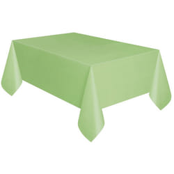 Unique Party Rectangular Plastic Tablecover - 137 x 274cm, Apple Green