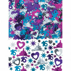 Amscan Sweet 16 Celebration Mega Value Metallic Confetti