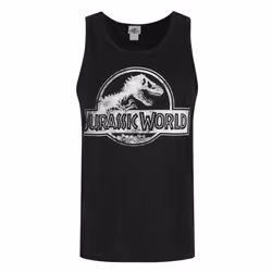 Jurassic World Mens Distressed Logo Vest