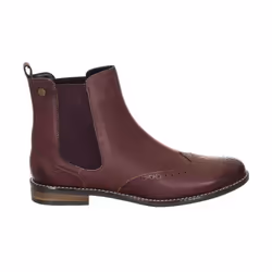 Botines Con Suela Antideslizante Wf200010a Mujer - burgundy, 37