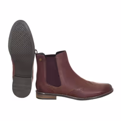 Botines Con Suela Antideslizante Wf200010a Mujer - burgundy, 37