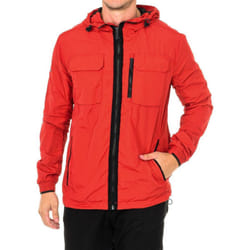 Chaqueta Impermeable Y Capucha Fija M5010032a Para Hombre - red, L