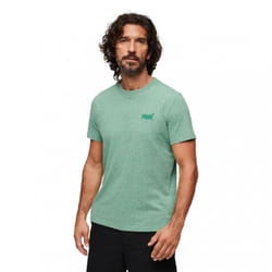 Superdry Vintage Logo Embroidered Tee - Bright Green Grit