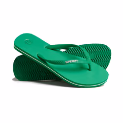 Superdry Women's Classic Flip Flops Green UK M-XL - M