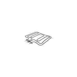 Genuine Smeg A2, A2-2, A2-5, A2A, A2A-2, A2A-5 Upper Grill Element