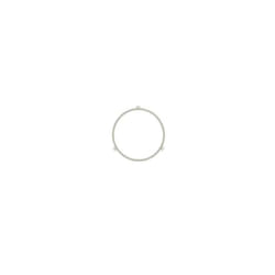 Microwave Glass Turntable Plate Holder Ring Roller Support Stand - 3 Wheel