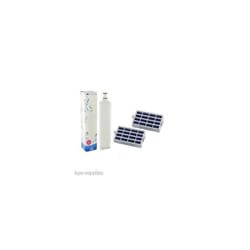 For Whirlpool Water SBS003 SBS004 plus 2 X Air Microban Antibacterial Filter Kit