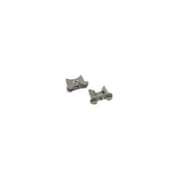 GENUINE BEKO DWD4310W Dishwasher Basket Rail Front End Caps x 2