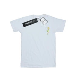Disney Mens Tinkerbell Chest T-Shirt - XL, White
