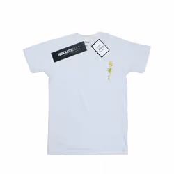 Disney Mens Tinkerbell Chest T-Shirt - XXL, White