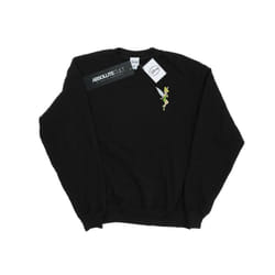 Disney Mens Tinkerbell Chest Sweatshirt - S, Black