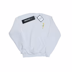 Disney Mens Tinkerbell Chest Sweatshirt - L, White