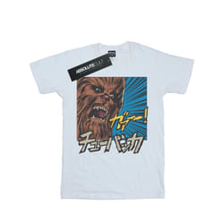 Star Wars Mens Chewbacca Roar Pop Art T-Shirt - M, White