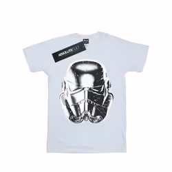 Star Wars Mens Stormtrooper Warp Speed Helmet T-Shirt - XXL, White