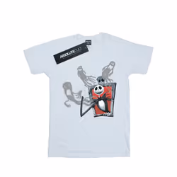 Disney Mens Nightmare Before Christmas Ghosts Of Jack T-Shirt - XXL, White