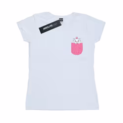 Disney Womens/Ladies Aristocats Marie Chest Cotton T-Shirt - XL, White