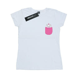 Disney Womens/Ladies Aristocats Marie Chest Cotton T-Shirt - XL, White