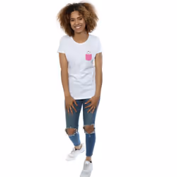 Disney Womens/Ladies Aristocats Marie Chest Cotton T-Shirt - XL, White